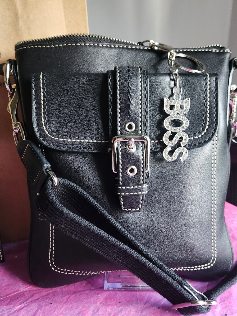 Coach Hamilton Black Crossbody 4 pc set EUC - Picture 9 of 12